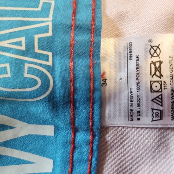 Mens Old Navy California Swim Trunks Board Shorts Size 34 Beach - Picture 4 of 5